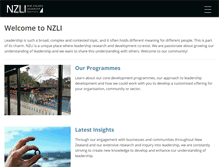 Tablet Screenshot of nzli.co.nz